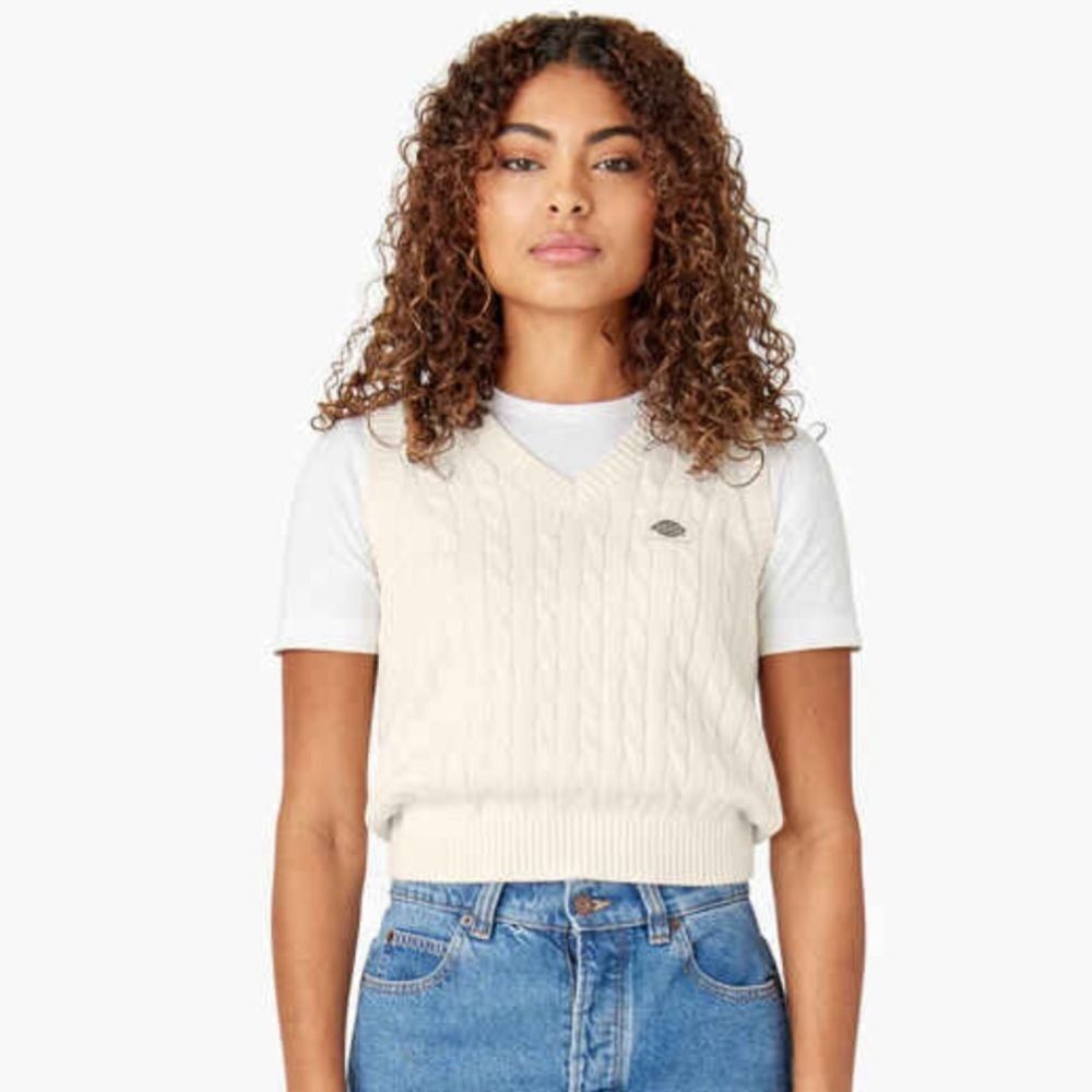 Dickies Woman’s Sleeveless Sweater Vest Size XL